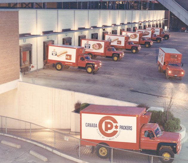 Canada Packers transport trucks.