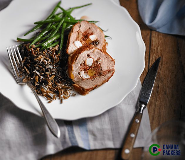 Stuffed Pork Tenderloin.